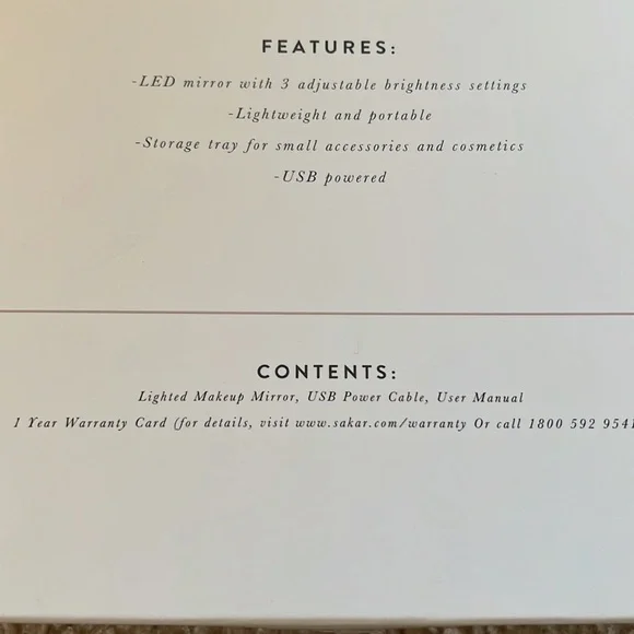 NIB Lighted Makeup Mirror - Picture 5 of 8